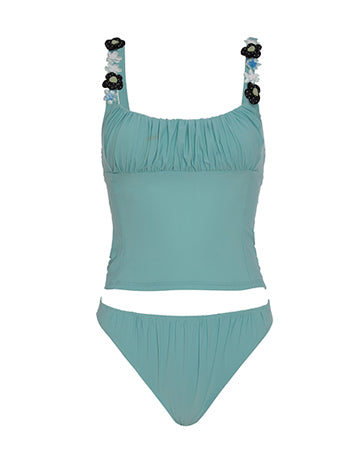 Shirr Tankini Set