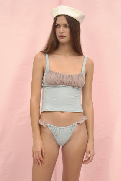 Side Ruffle Bottom