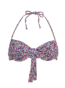 Halter Bra in Floral Cotton – RS SWIM